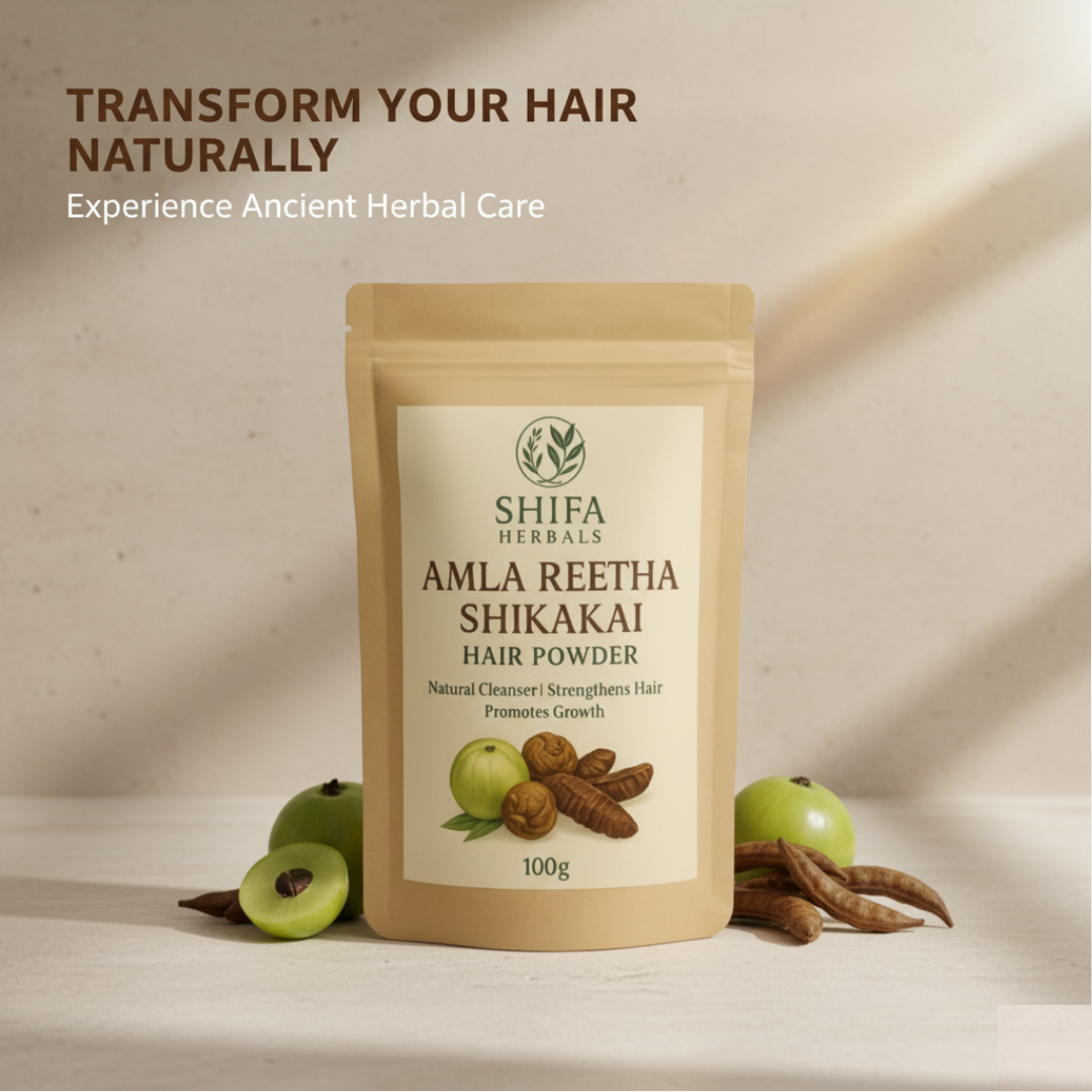 Amla Reetha Shikakai Hair Powder | Natural Hair Care