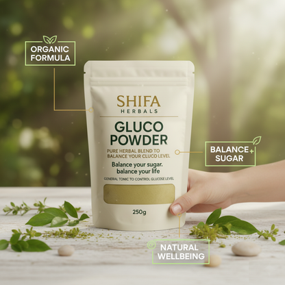 Gluco Powder – Organic Blood Sugar Support Blend (250g)