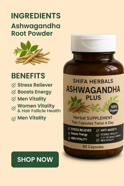 Ashwagandha Plus – Natural Stress & Energy Support