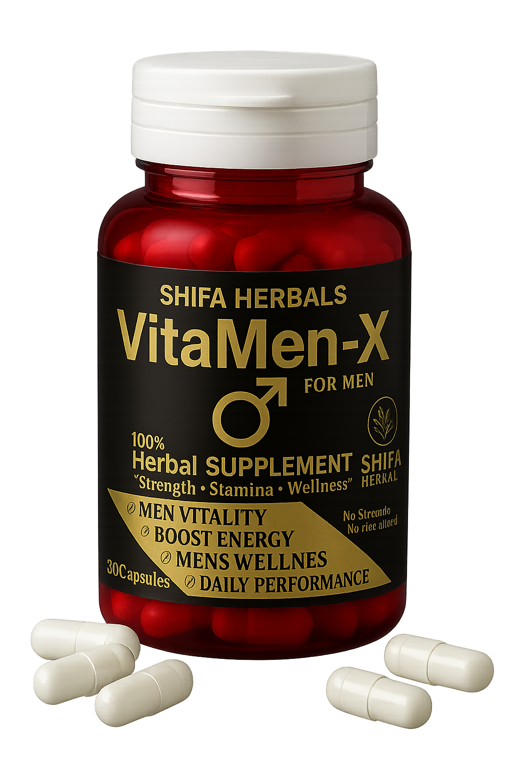 Vitamen-X | Men’s Vitality, Energy & Inner Power and Strength Herbal Supplement ,