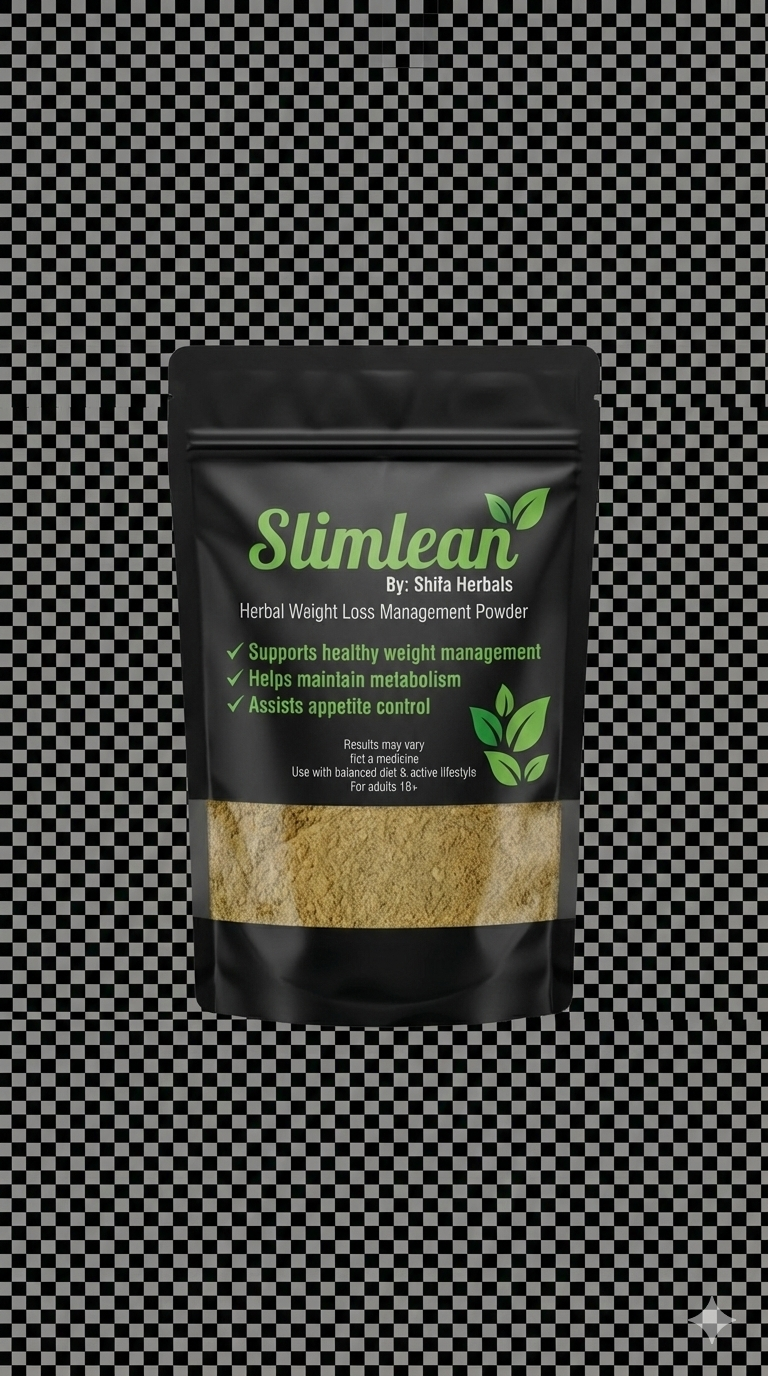 Slimlean Herbal Weight Management Powder – Natural Fat Support With Herbs | Shifa Herbals